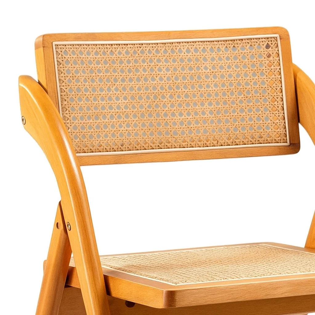 Silla Plegable Madera Rattan I