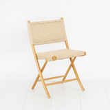 Silla Plegable Madera Rattan II