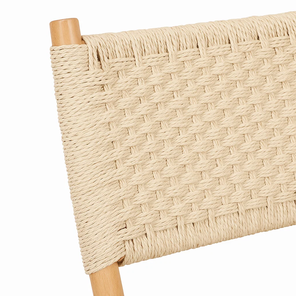 Silla Plegable Madera Rattan II