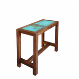 Mesa Bar Finger de Madera Reciclada de Botes de Pesca 160 cm x 80 cm