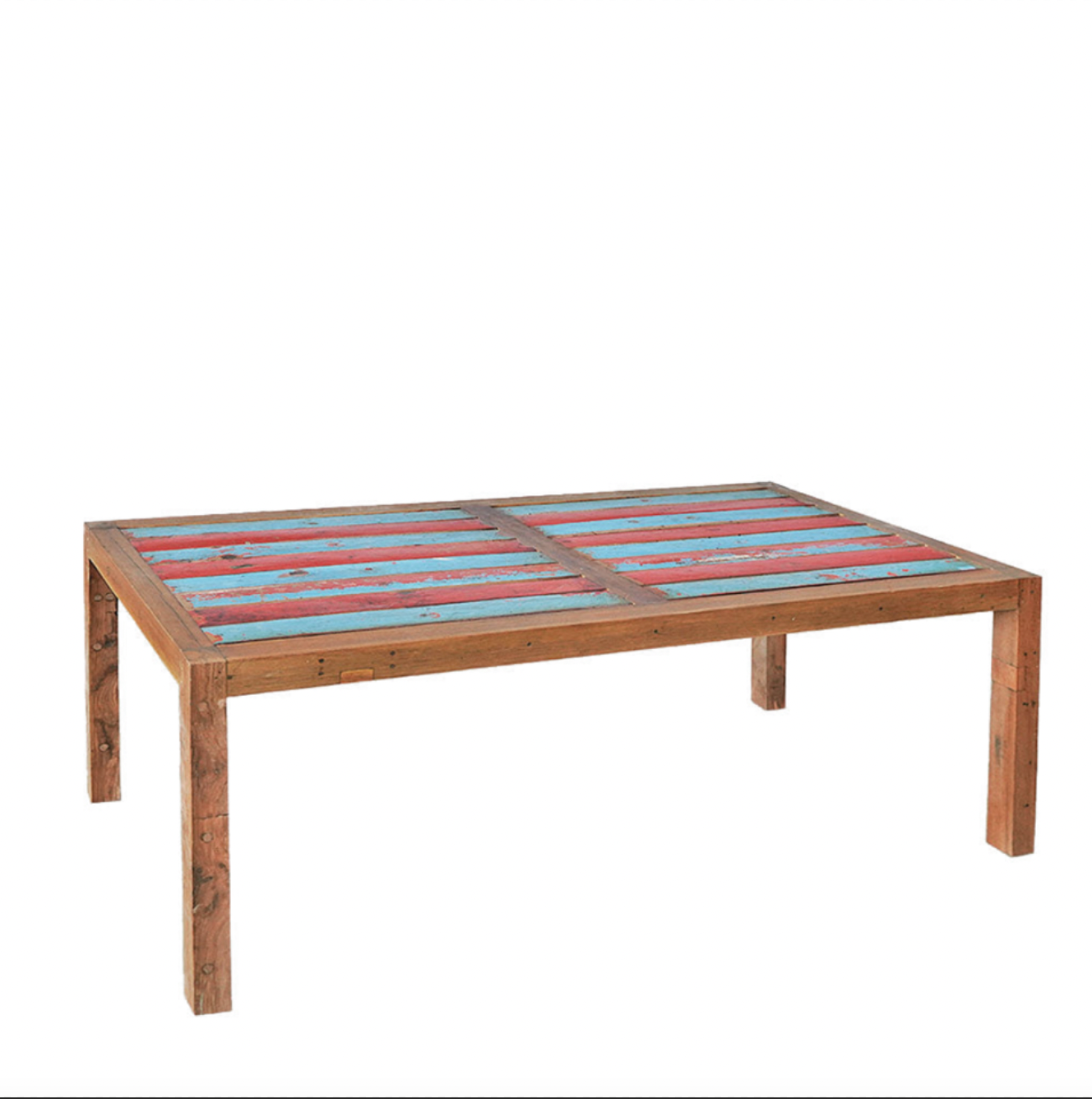 Mesa de Madera Reciclada de Botes de Pesca 200 cm x 90 cm