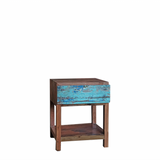 Velador 1c Madera Reciclada de Botes de Pesca
