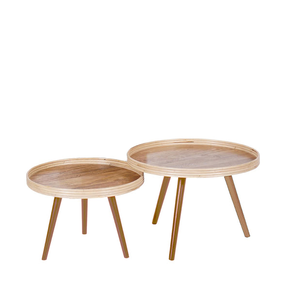 Mesa de centro doble