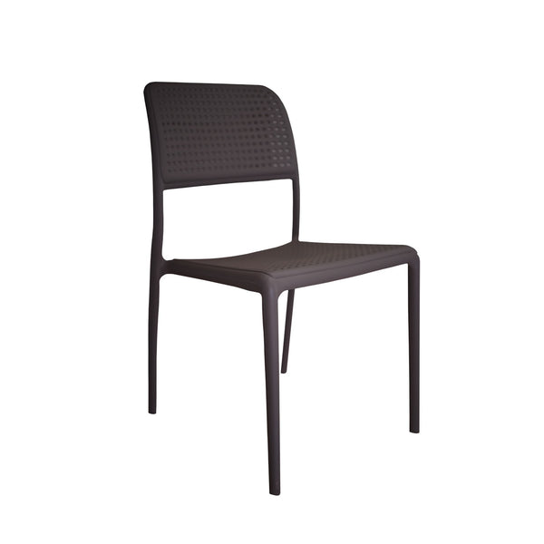Silla Apilable Marrón
